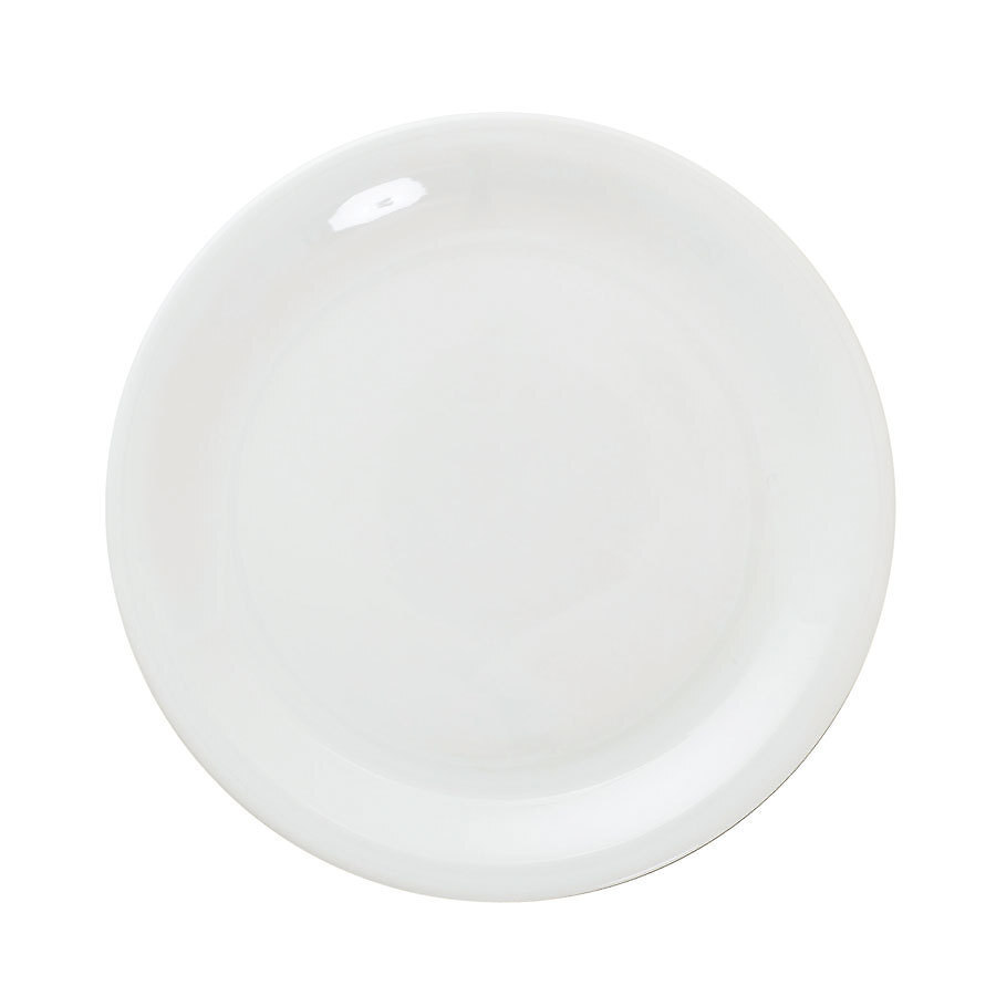 Great White Porcelain Round Narrow Rim Plate 28cm