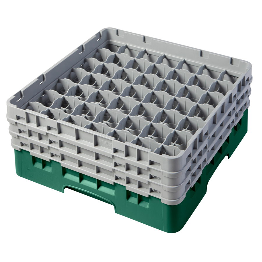Cambro Camrack Glass Rack 49 Compartments Green