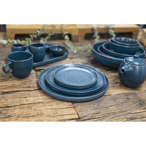 Artisan Tempest Vitrified Stoneware Blue Mug 12oz