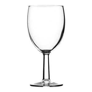 Saxon Toughened Wine Glass 12oz Lined 250ml