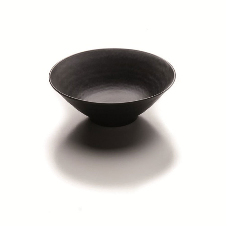 Steelite Melamine Zen Black Round Bowl 24.8cm 9 3/4 Inch 118.0cl 41oz