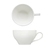 Artisan Crème Vitrified Fine China White Teacup 20cl
