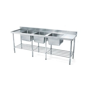 Simply Stainless 2400mm Triple Sink