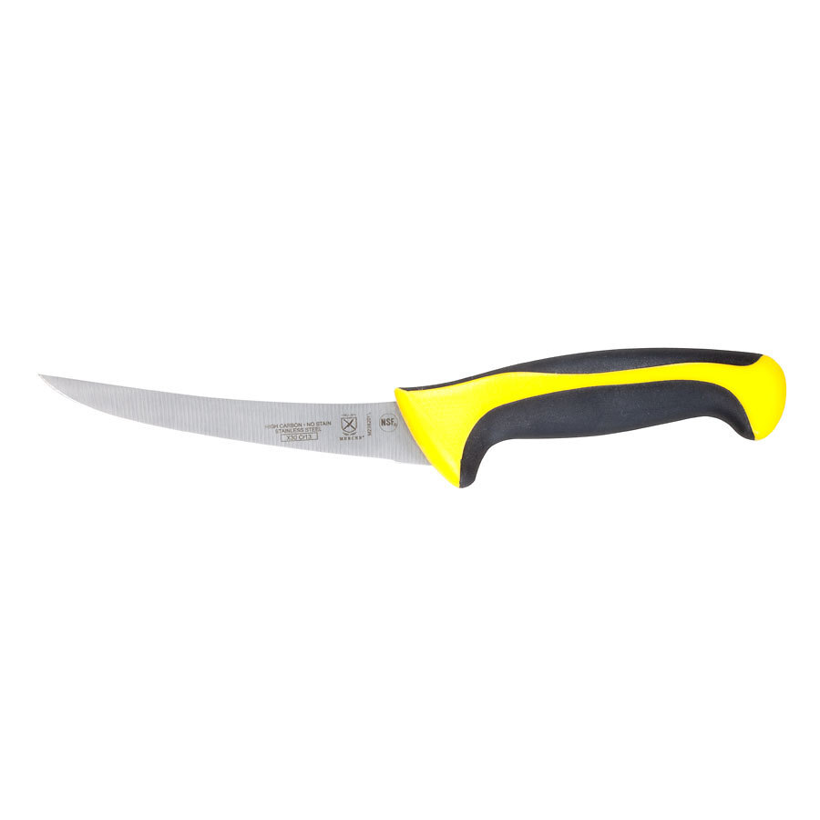 Mercer Millennia Colors® Curved Boning Knife 6in With Santoprene® Handle Yellow