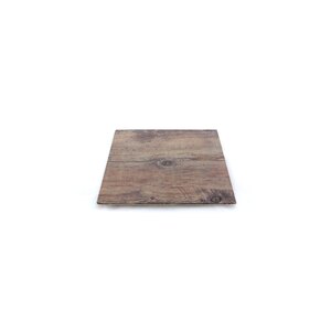 Steelite Creations Driftwood Melamine Square Platter 25.4cm