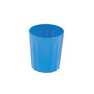 Harfield Polycarbonate Blue Fluted Tumbler 8oz