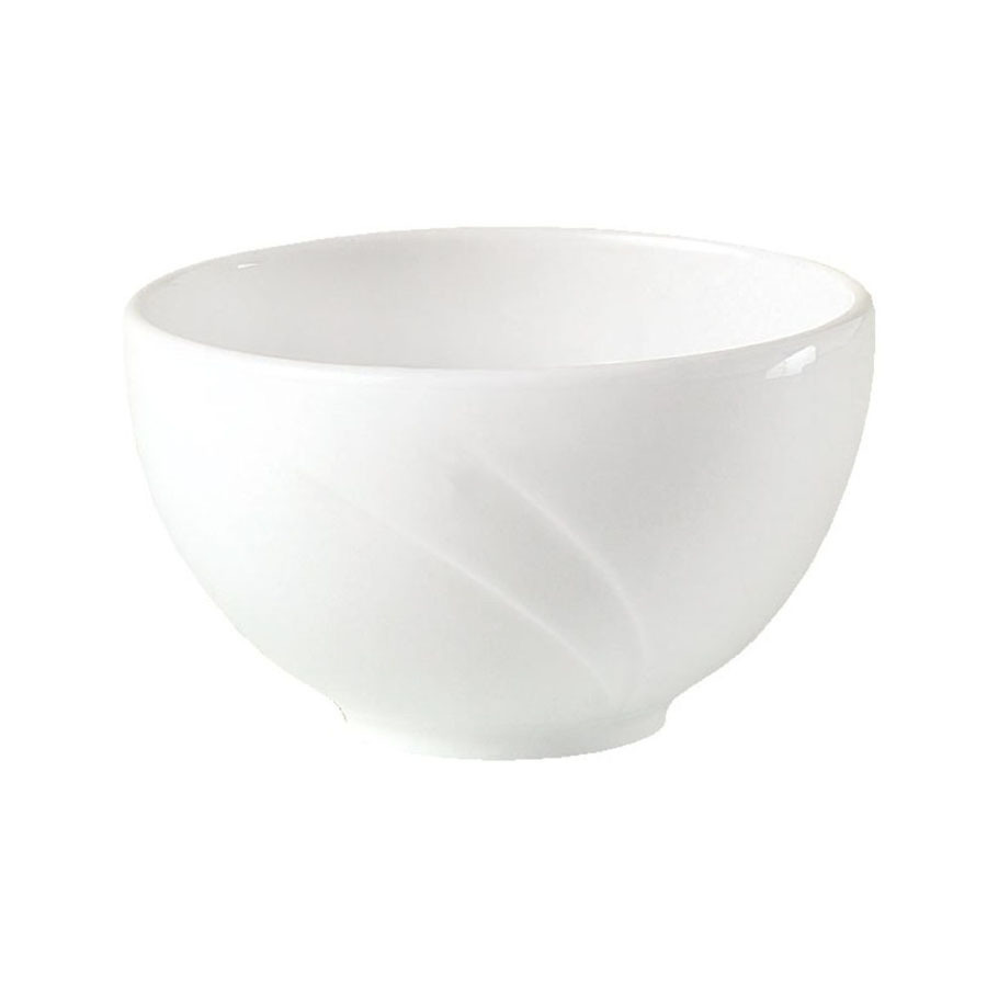 Steelite Alvo Vitrified Porcelain Round White Sugar Bowl 22.75cl