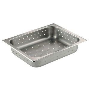 Prepara Gastronorm Perf Container 1/2 Stainless Steel 265x100mm