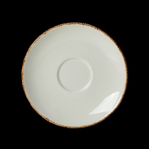 Steelite Brown Dapple Vitrified Porcelain Saucer LiV 15cm 6 Inch