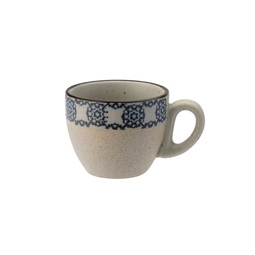 Utopia Parador Vitrified Porcelain Blue Round Espresso Cup 10cl 3.5oz