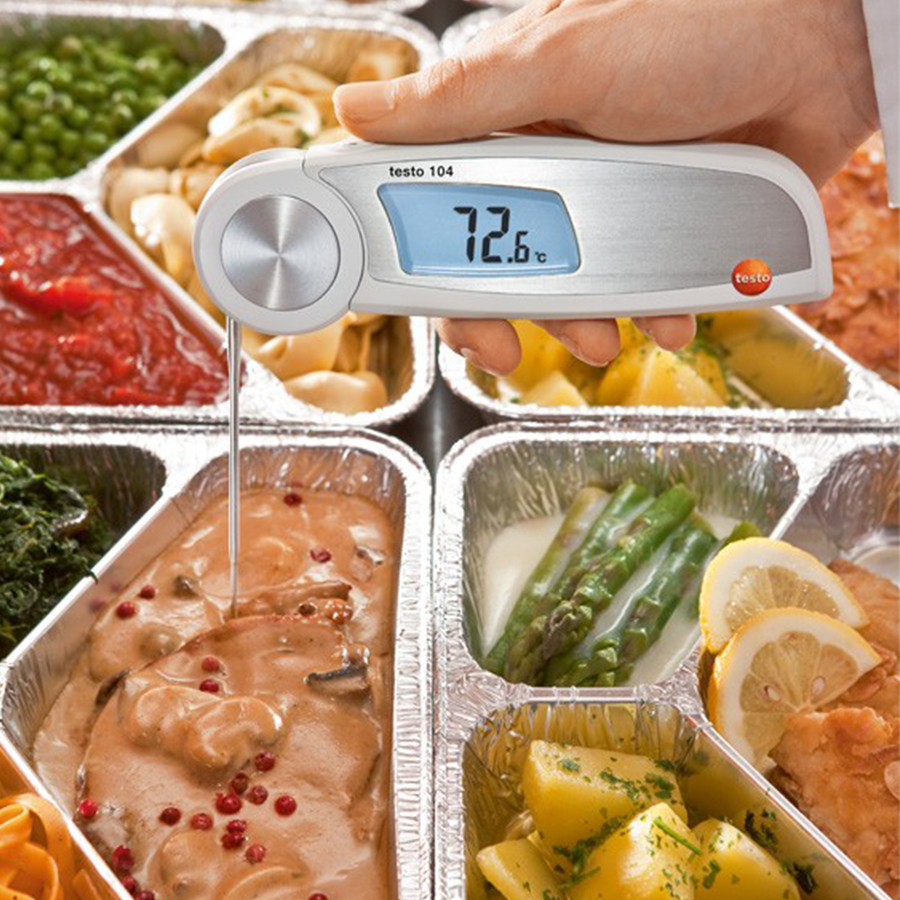 Testo 104 Waterproof Folding Digital Food Thermometer