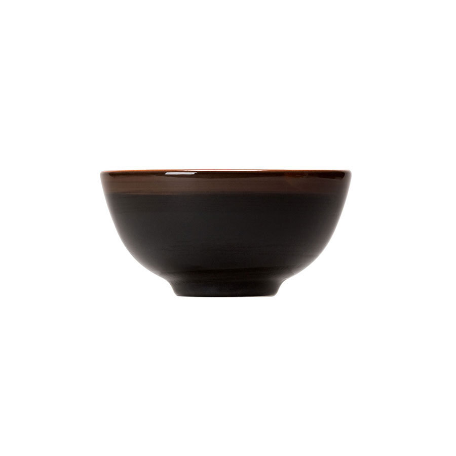 Steelite Koto Vitrified Porcelain Black Round Bowl 4.5 Inch 11.4cm
