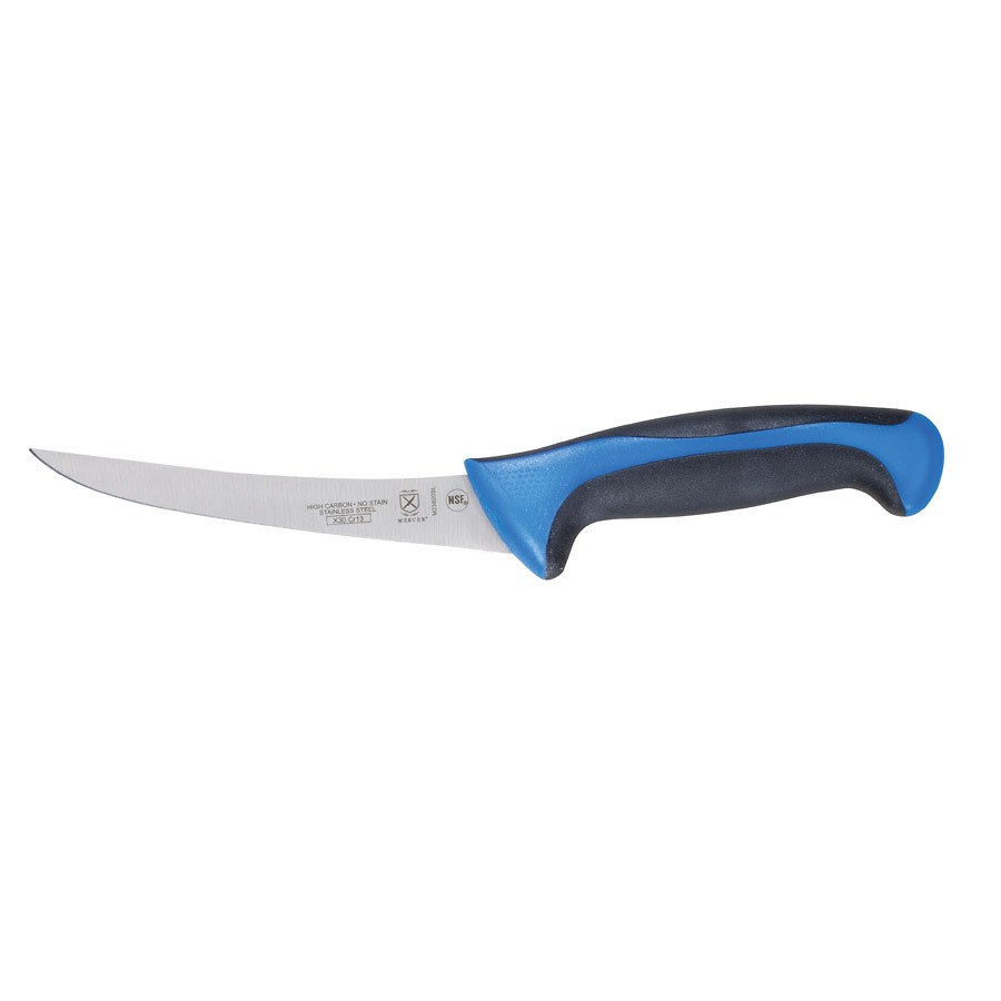Mercer Millennia Colors® Curved Boning Knife 6in With Santoprene® Handle Blue