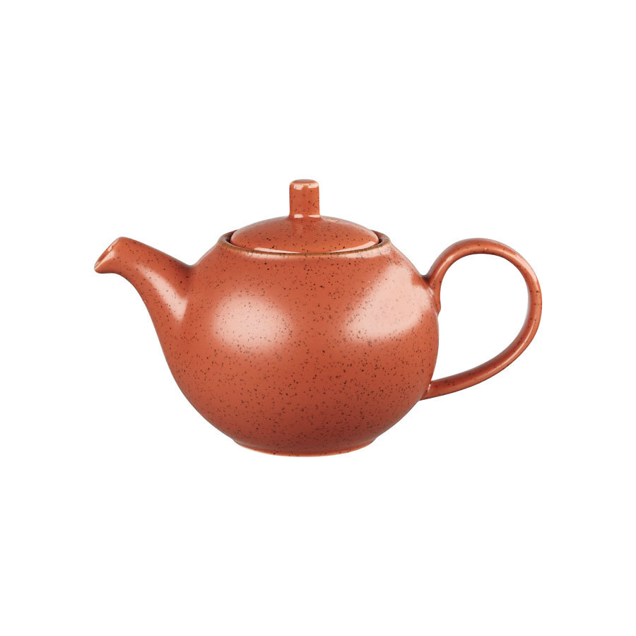 Churchill Stonecast Vitrified Porcelain Spiced Orange Replacement Lid For Beverage Pot
