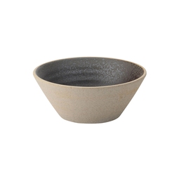 Utopia Truffle Vitrified Porcelain Brown Round Conical Bowl 13cm