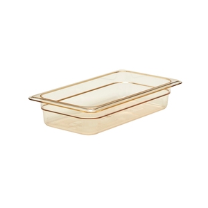 Cambro Gastronorm Container High Heat 1/3 Amber Polycarbonate 176x65mm