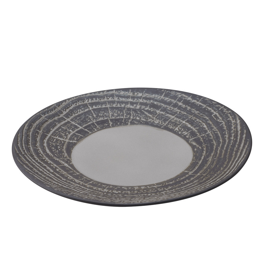 Revol Arborescence Ceramic Pepper Round Dinner Plate
