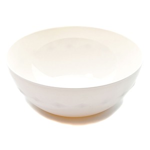 Harfield Polycarbonate White Round Large Salad Bowl 24cm