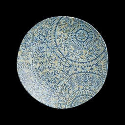 Creations Solano Azure Melamine Round Plate 27.94cm