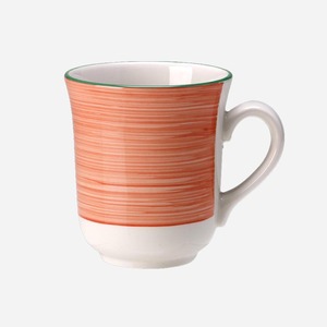 Steelite Rio Vitrified Porcelain Pink Club Mug 28.5cl