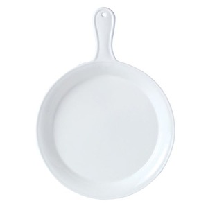 Steelite Simplicity Cookware Vitrified Porcelain White Round Presentation Pan 96cl