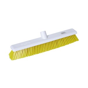 Robert Scott Abbey Hygiene Broom Head Stiff 45cm Yellow Polyester Bristles