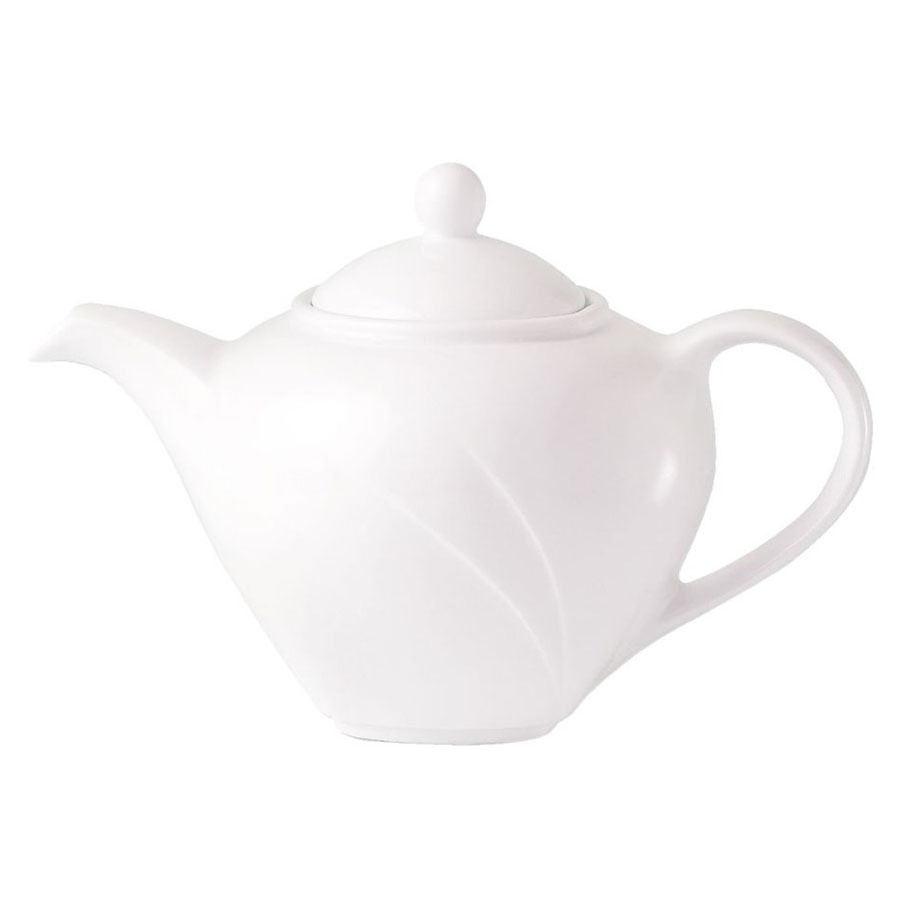 Steelite Alvo Vitrified Porcelain Teapot White 60cl