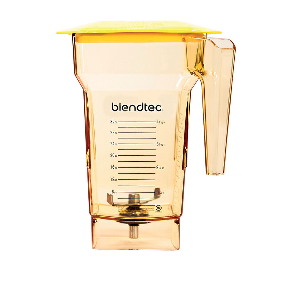 Blendtec V111H Standard 1 Litre Jar & Lid - Yellow