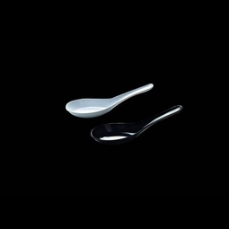 Steelite Zen Black Melamine Soup Spoon 13.6cm