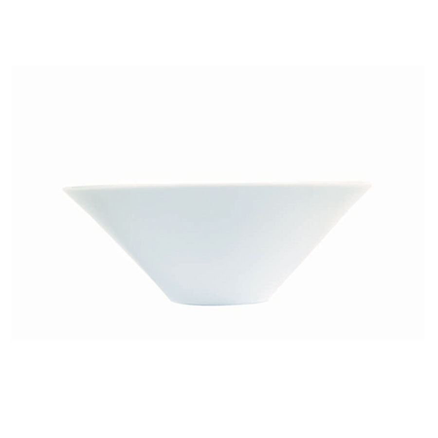 Churchill Art De Cuisine Porcelain White Round Menu Flared Bowl 19.3cm