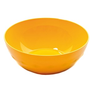 Harfield Polycarbonate Yellow Round Large Salad Bowl 24cm