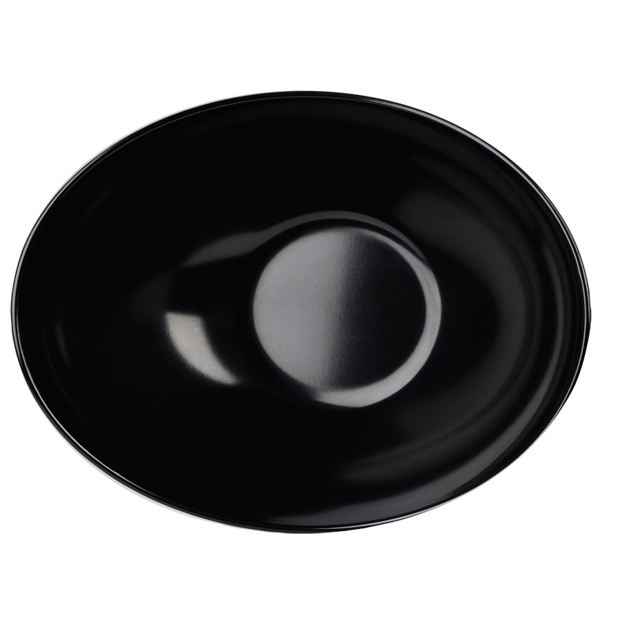 Churchill Alchemy Melamine Black Moonstone Bowl 35.5x25x18cm 450cl