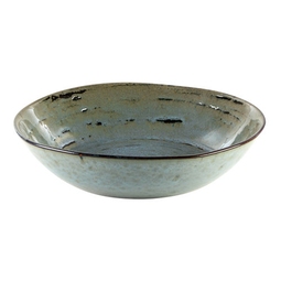 Rustico Vintage Stoneware Round Pasta Bowl 22cm