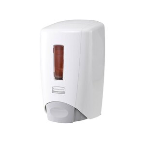 Rubbermaid Flex Manual Soap Dispenser White 500ml Wall Mounted Adjustable Dose