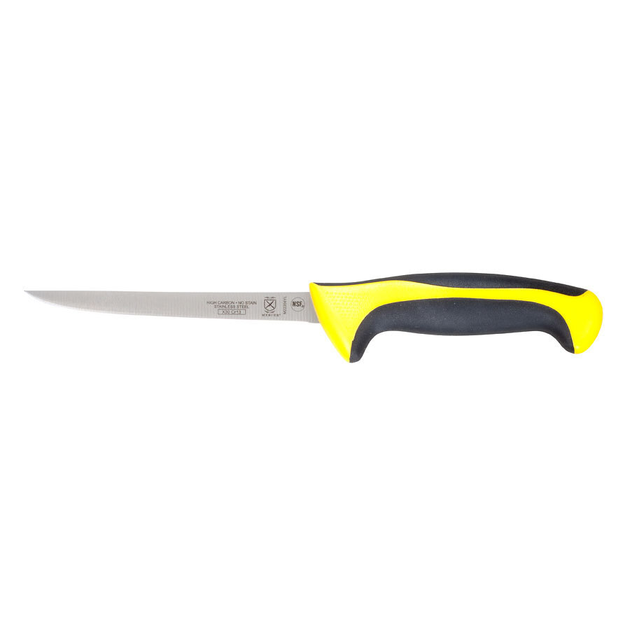 Mercer Millennia Colors® Narrow Boning Knife 6in With Santoprene® Handle Yellow