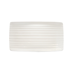 Artisan Crème Vitrified Fine China White Rectangular Platter 36x20