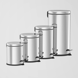 Mulberry 12ltr Pedal Bin Stainless Steel