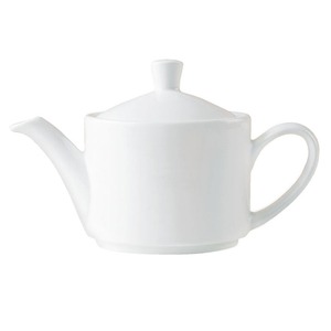 Steelite Monaco Vitrified Porcelain White Vogue Teapot 85.25cl