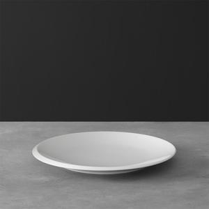 Villeroy & Boch NewMoon Vitrified Porcelain White Round Salad Plate 24cm