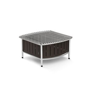 Small buffet station with wire grill - Black