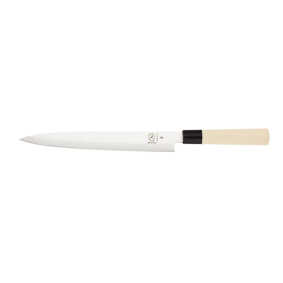 Mercer Asian Collection Sashimi Left Handed Knife 10in With Santoprene® Handle