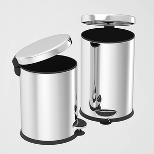 Mulberry 8ltr Pedal Bin Stainless Steel