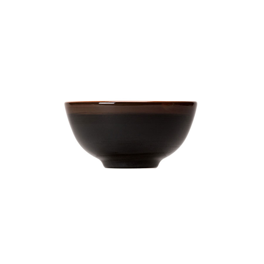 Steelite Koto Vitrified Porcelain Black Round Bowl 4 Inch 10.2cm