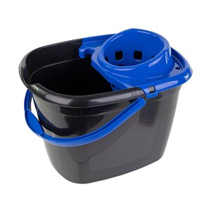 Robert Scott Mop Bucket With Wringer And Side Pouring Lip Blue 12ltr