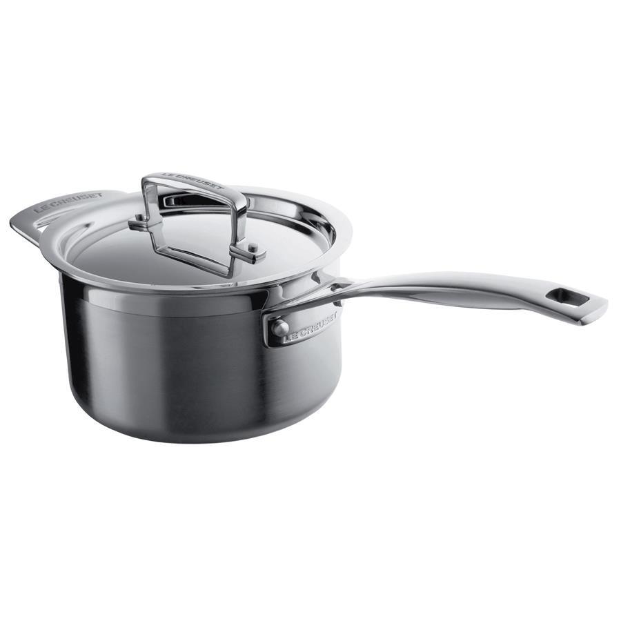 Le Creuset 3-Ply Stainless Steel Saucepan 18cm