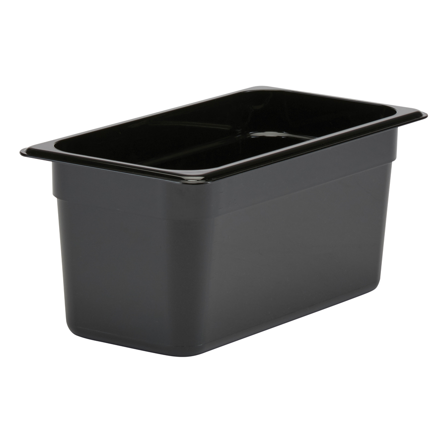 Cambro Gastronorm Container 1/3 Black Polycarbonate 176x150mm