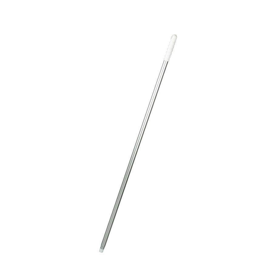 Hillbrush Broom Handle For Professional Brushes 129cm Aluminium White Grip