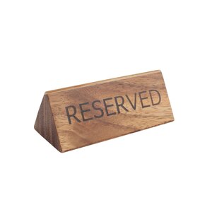 Reserve Sign In Acacia                 
