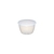 KitchenCraft White Polypropylene Round Pudding Basin With Lid 10cm 275ml