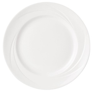Steelite Alvo Vitrified Porcelain Round White Plate 27cm